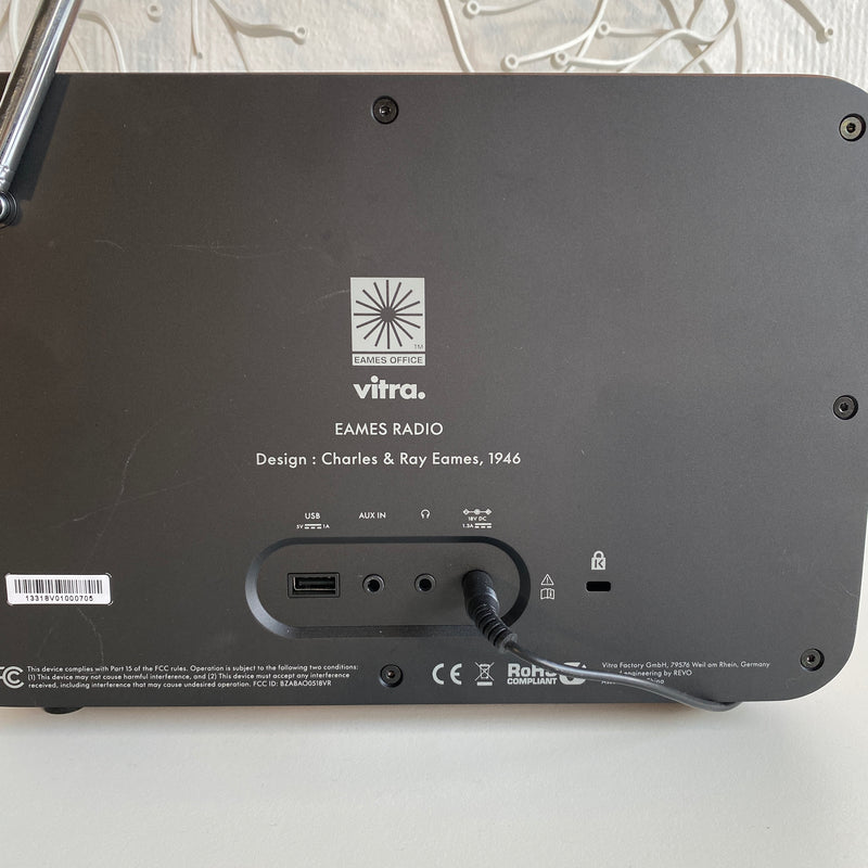 Eames Radio - schwarz/braun