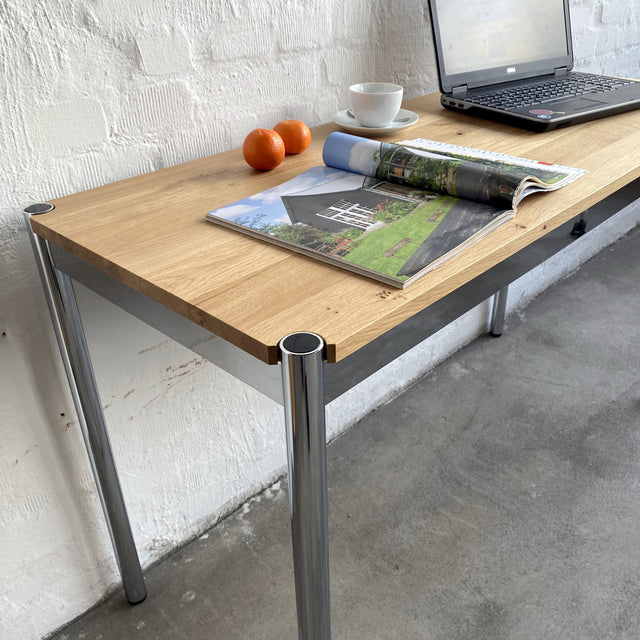 Tisch Eiche massiv - 125 x 50 cm