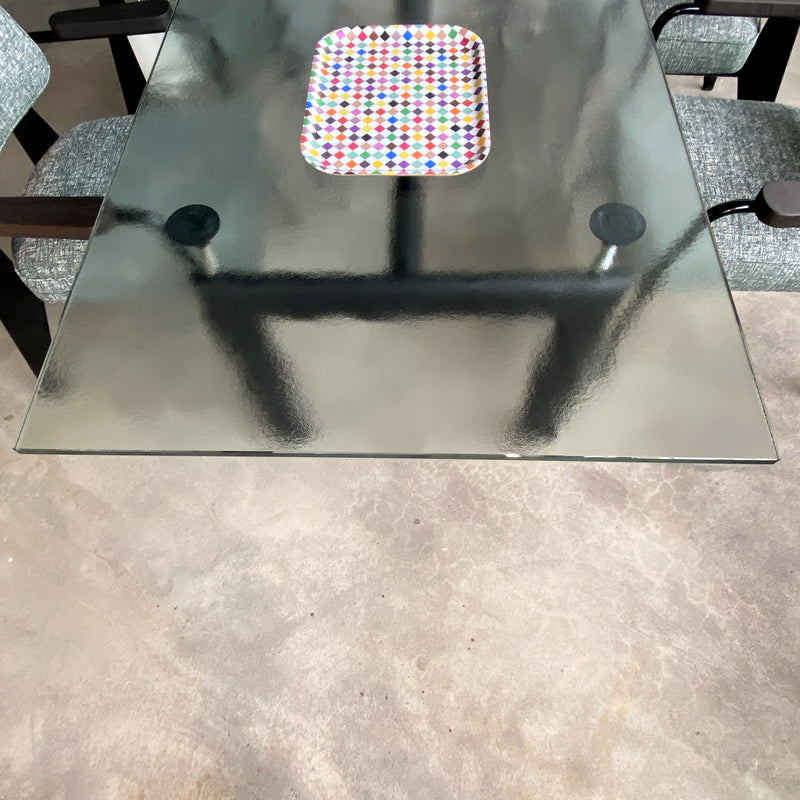 LC6  - Tisch - Glas/schwarz