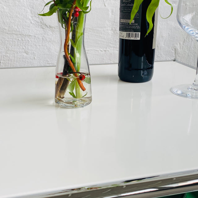 USM Haller Beistelltisch - weiß - 3 Tablare - gebrauchte TOP Qualität