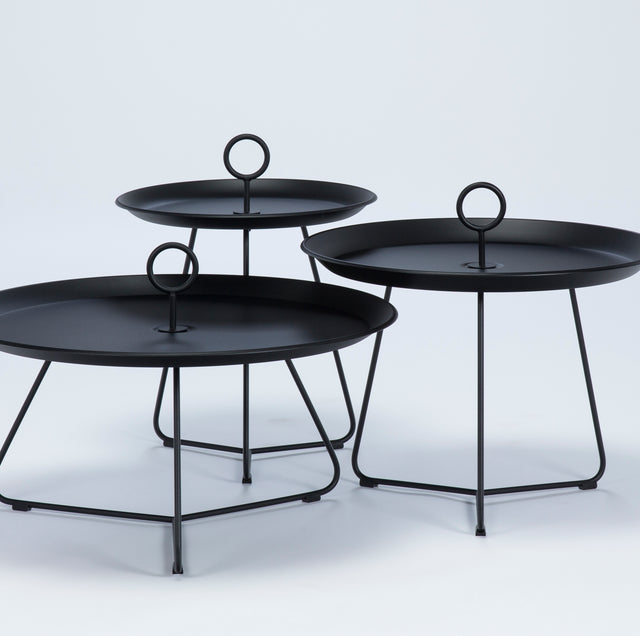 Eyelet Tray Table ø 60 cm - grau