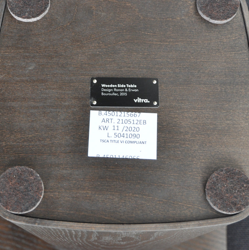 Wooden Side Table Beistelltisch klein – Eiche dunkel