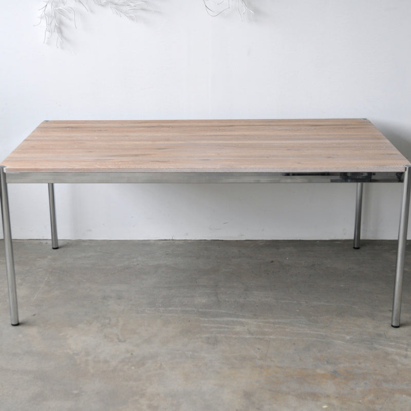 Tisch Eiche weiß geölt - 175 x 100 cm