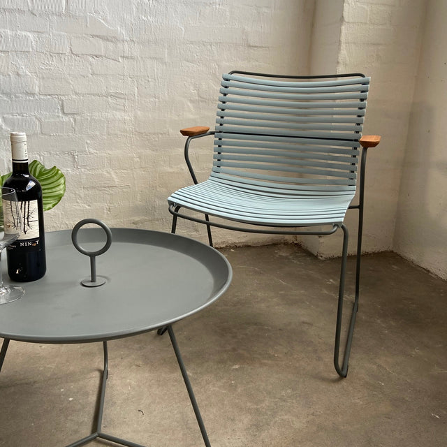 Eyelet Tray Table ø 60 cm - grau