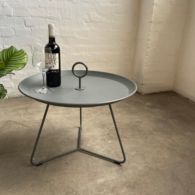 Eyelet Tray Table ø 60 cm - grau