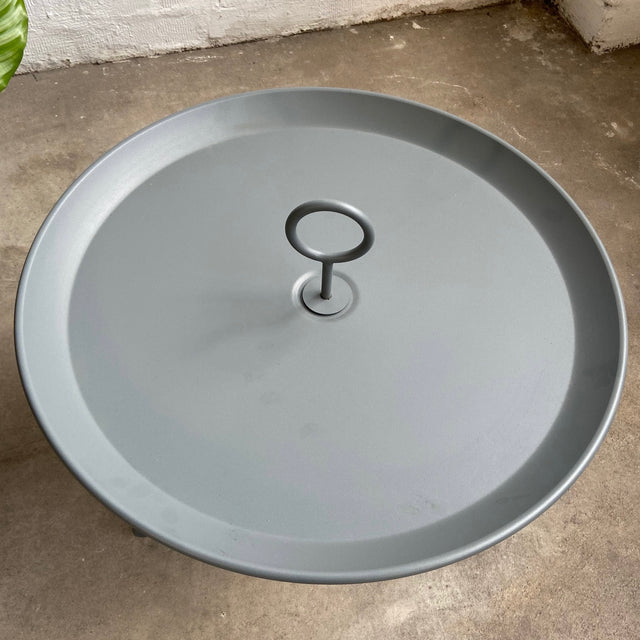 Eyelet Tray Table ø 60 cm - grau