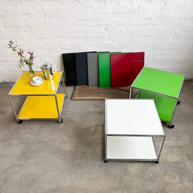 USM Haller Beistelltisch - 50 x 50 cm - verschiedene Ausführungen - gebrauchte TOP Qualität