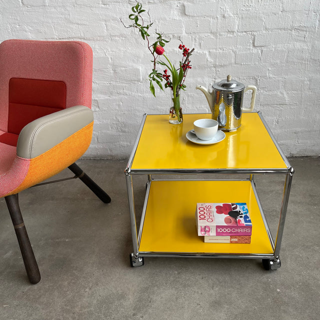 USM Haller Beistelltisch - 50 x 50 cm - verschiedene Ausführungen - gebrauchte TOP Qualität