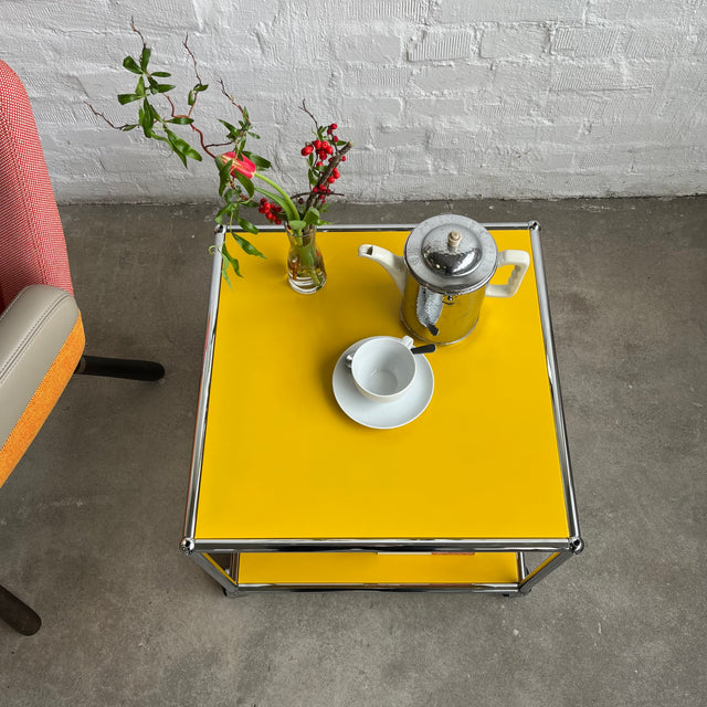 USM Haller Beistelltisch - 50 x 50 cm - verschiedene Ausführungen - gebrauchte TOP Qualität