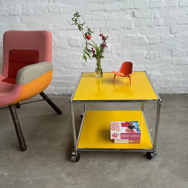 USM Haller Beistelltisch - 50 x 50 cm - verschiedene Ausführungen - gebrauchte TOP Qualität