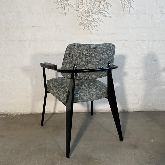 Vitra Fauteuil Direction Sessel in grau meliert