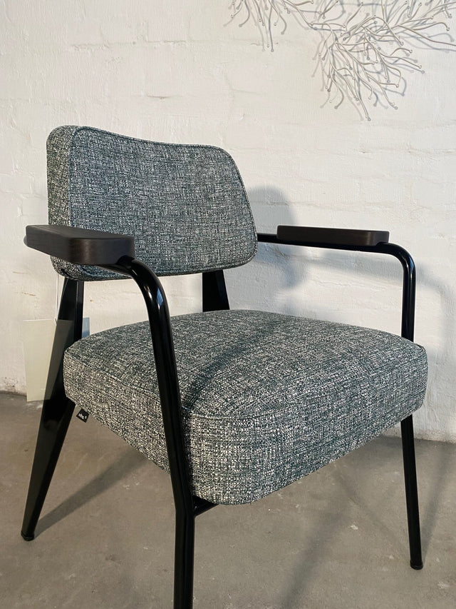 Vitra Fauteuil Direction Sessel in grau meliert