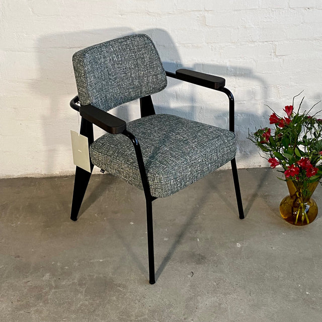 Vitra - Fauteuil Direction Sessel - graugrün/schwarz