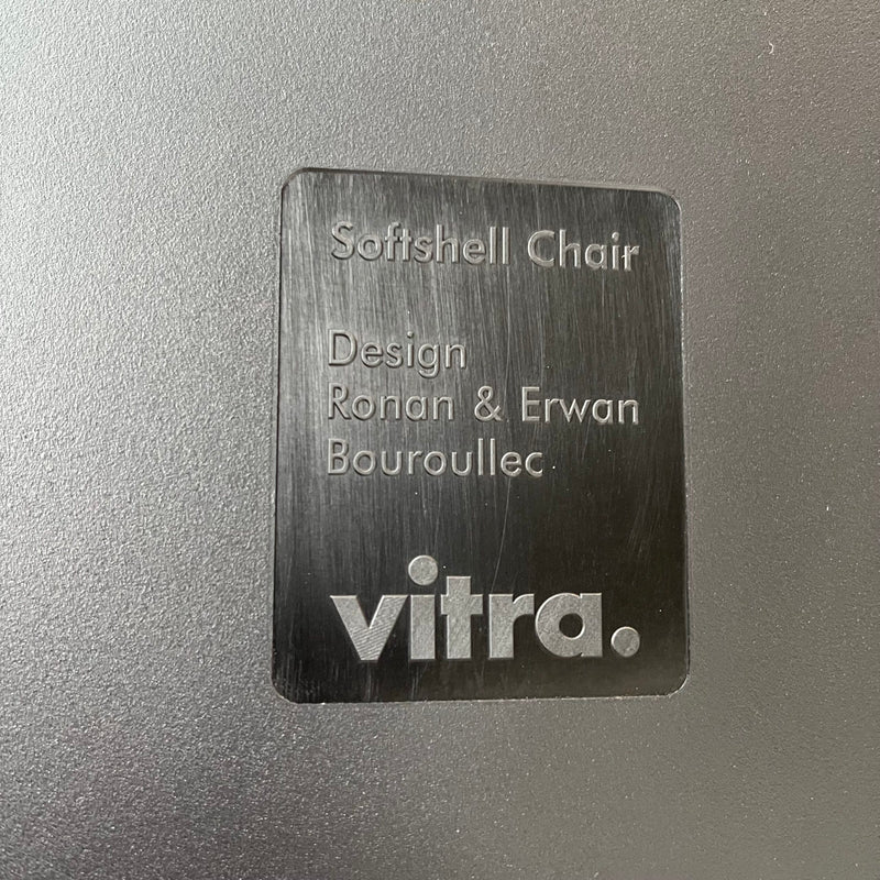 Vitra Softshell Chair in moorbraun – 2er-Set