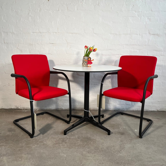 Vitra - Bistro Table - Schwarz/Weiß - Outdoorfähig - TOP Zustand