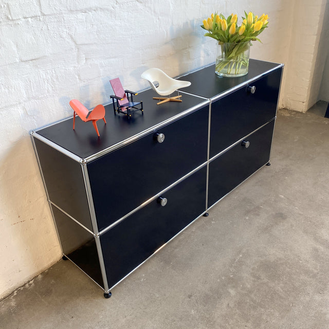 USM Haller - Sideboard - schwarz