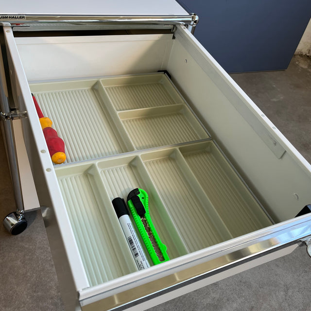 USM Haller - Rollcontainer - Weiß - A6 Schublade - Vollauszug - TOP Zustand!