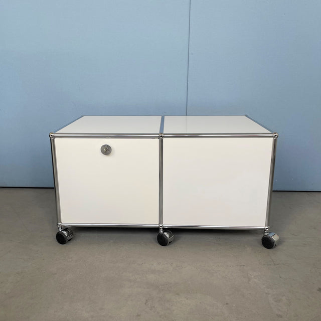 USM Haller - Rollcontainer - Couchtisch - reinweiß