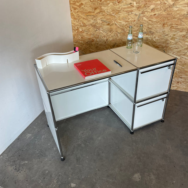 USM Haller Sekretär - Schreibtisch - weiß - gebrauchte TOP Qualität