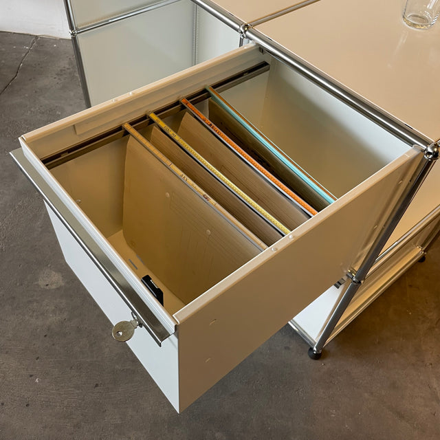 USM Haller Sekretär - Schreibtisch - weiß - gebrauchte TOP Qualität