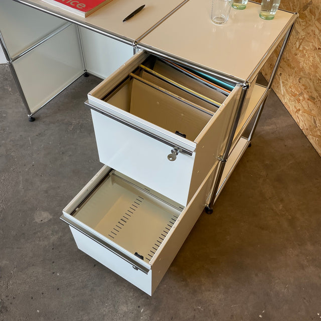 USM Haller Sekretär - Schreibtisch - weiß - gebrauchte TOP Qualität