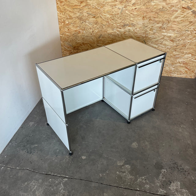 USM Haller Sekretär - Schreibtisch - weiß - gebrauchte TOP Qualität