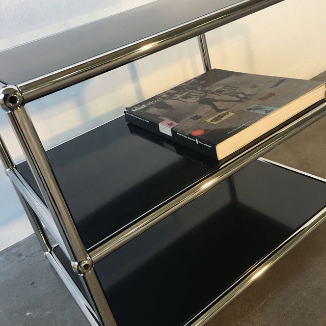 USM Haller - Beistelltisch - Rollen - schwarz - gebrauchter TOP Zustand