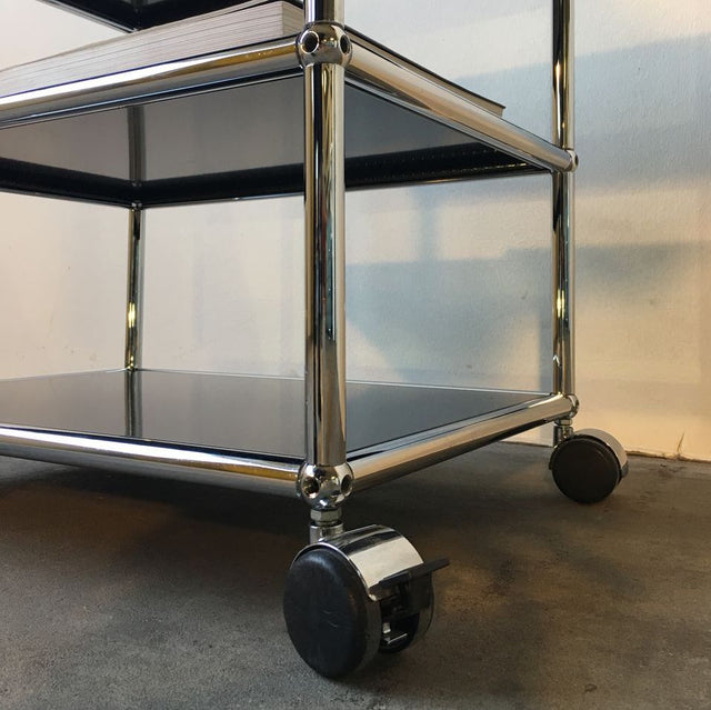 USM Haller - Beistelltisch - Rollen - schwarz - gebrauchter TOP Zustand