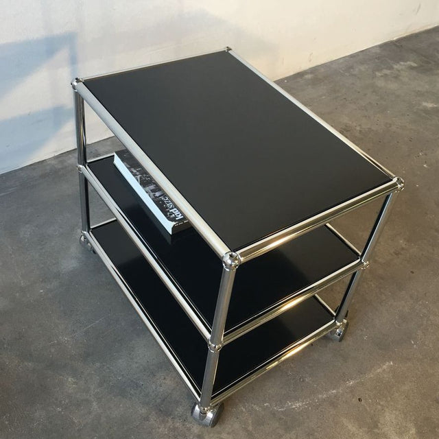 USM Haller - Beistelltisch - Rollen - schwarz - gebrauchter TOP Zustand